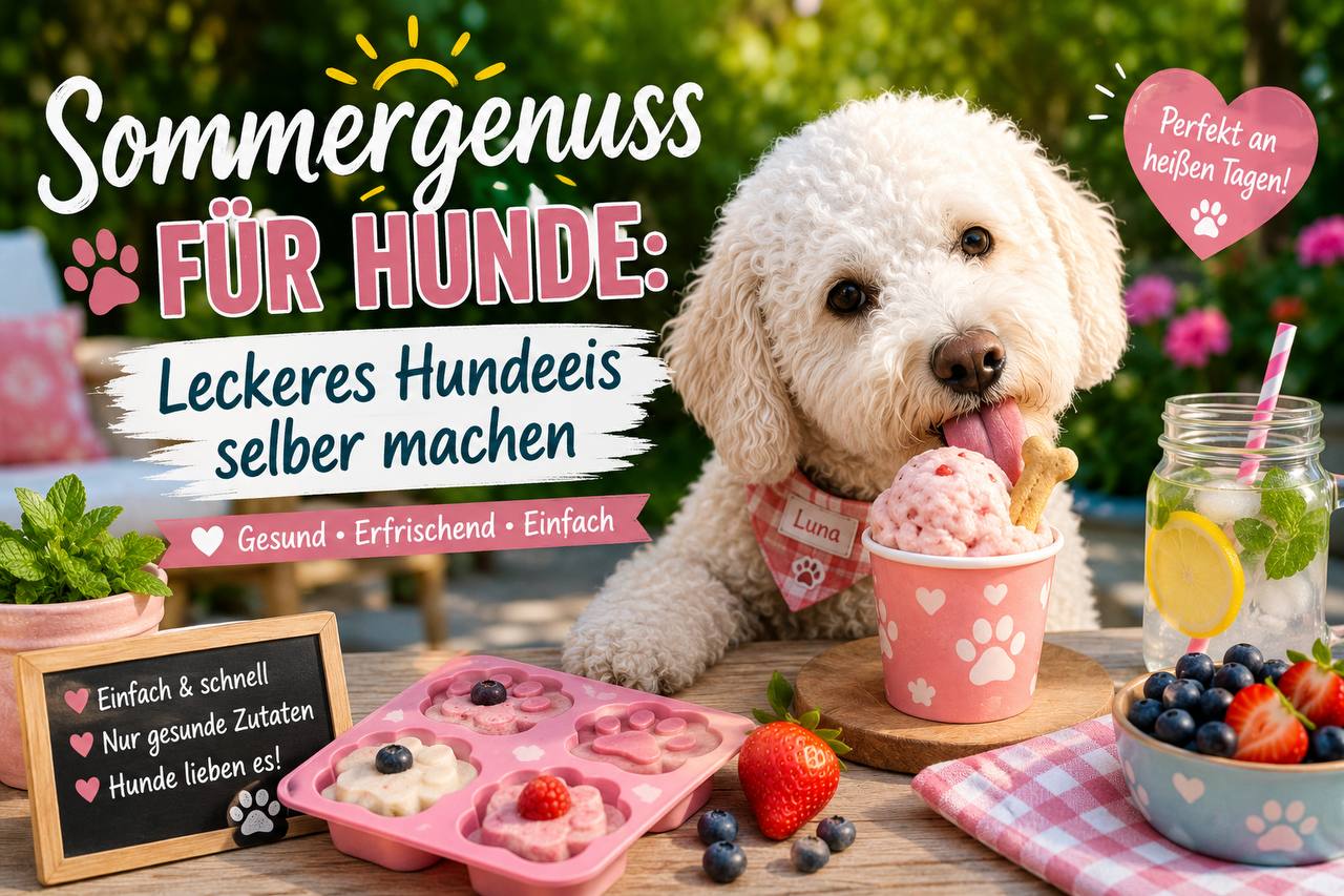 Hundeeis selber machen – Sommergenuss für Hunde