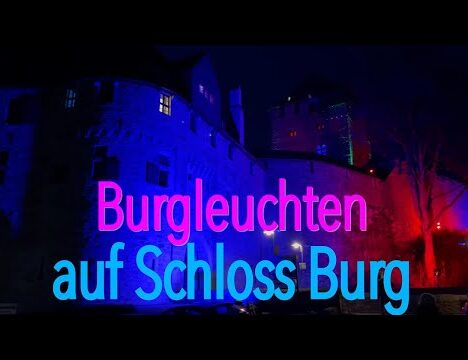 Schloss Regnière-Écluse in Frankreich mit Hund – Burganlage an der Somme