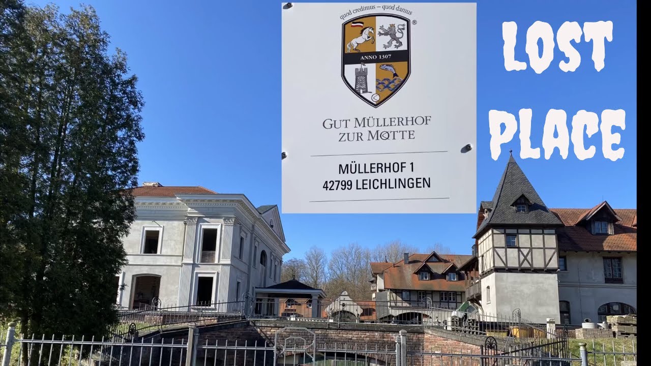 Gut Muellerhof zur Motte - Lost Place mit Hund im Bergischen Land