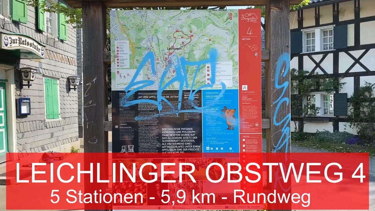 Leichlinger Obstweg 4 – Familienwanderweg mit Hund