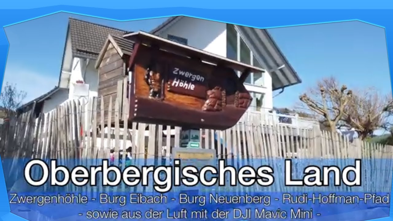 Oberbergisches Land – Zwergenhöhle Eibach und Burg Neuenberg mit Hund