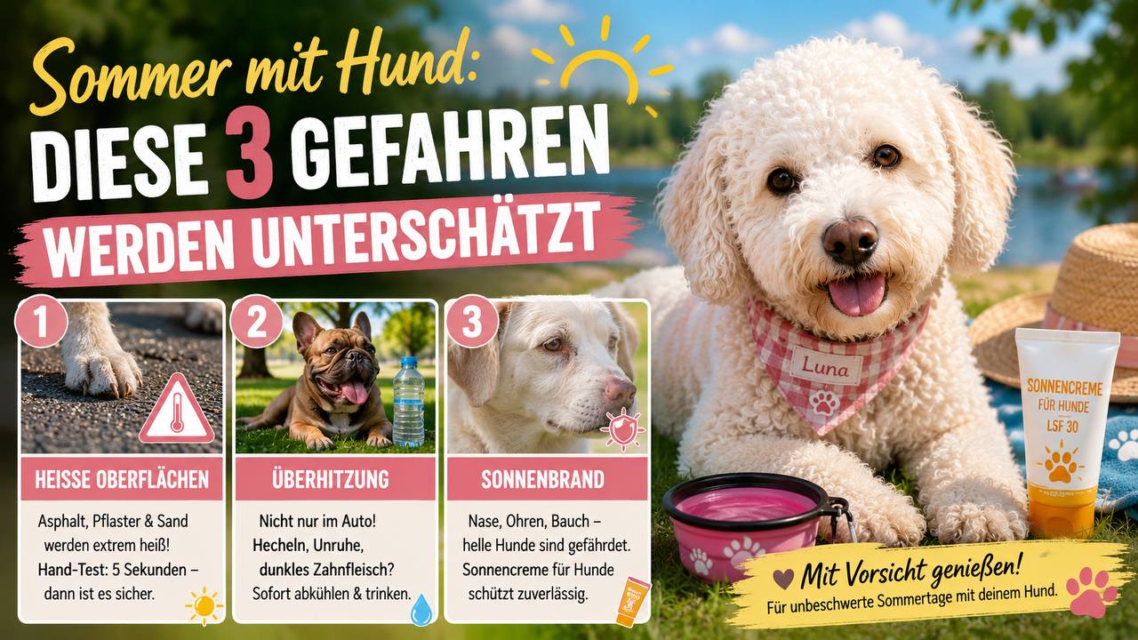 sommer mit hund gefahren