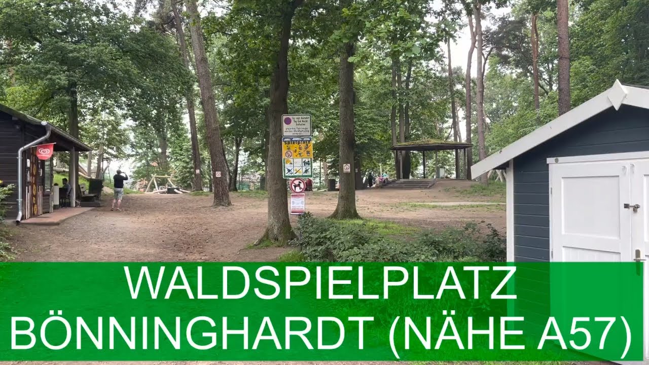 Waldspielplatz Bönninghardt – Spielplatz im Wald mit Hund