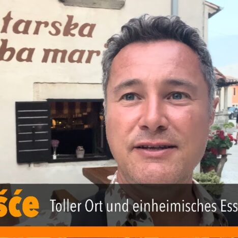 Labin mit Hund – historische Bergstadt ueber der Kvarner Bucht 🐶