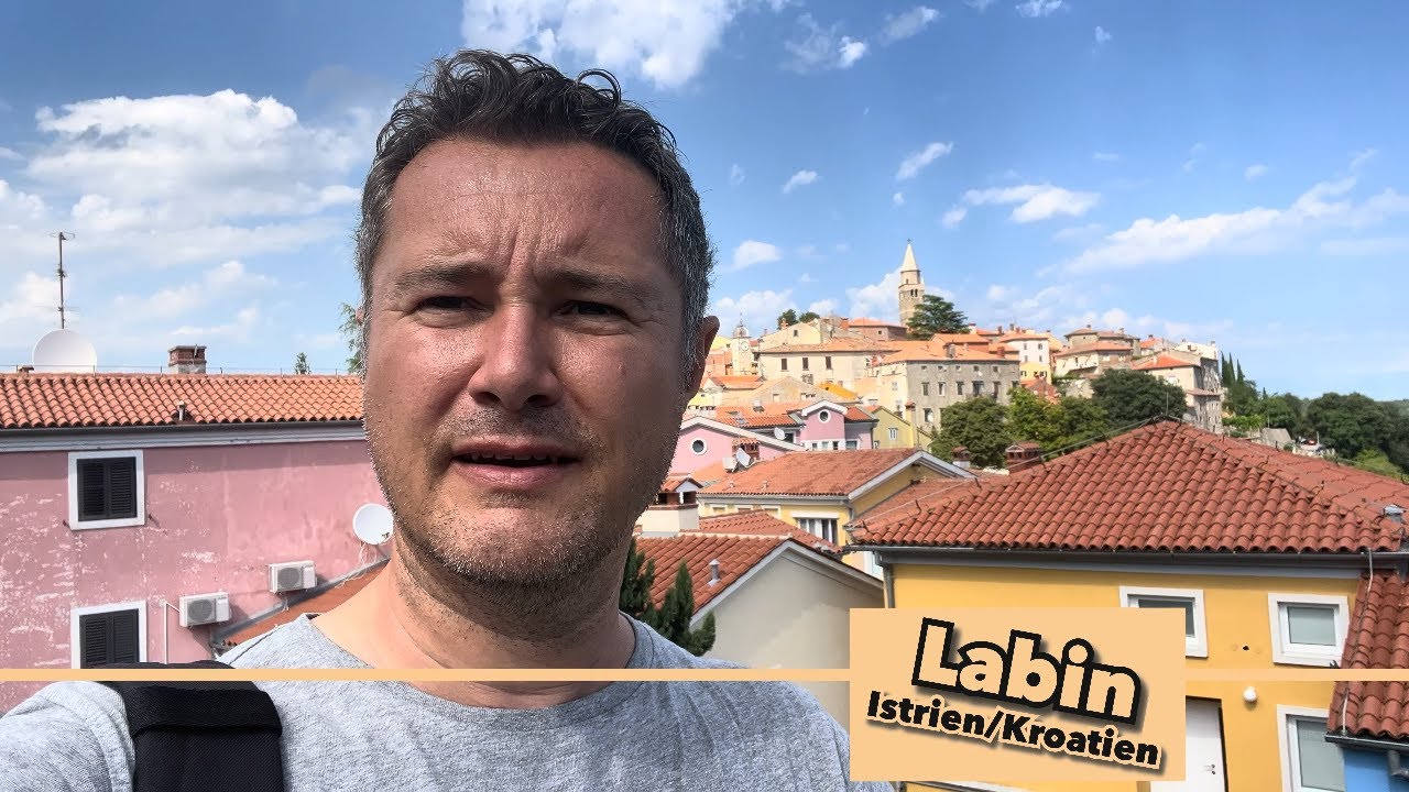 Labin Hund Istrien Altstadt