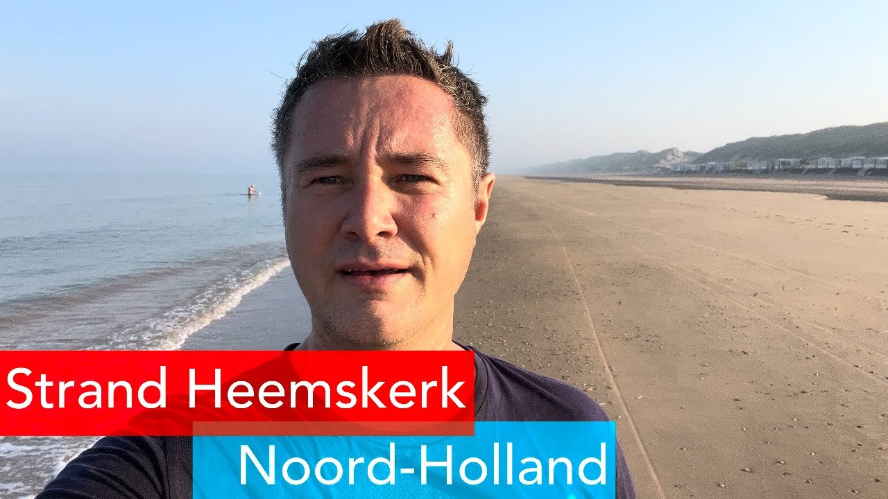Strand Heemskerk mit Hund – Nordseestrand in Nordholland