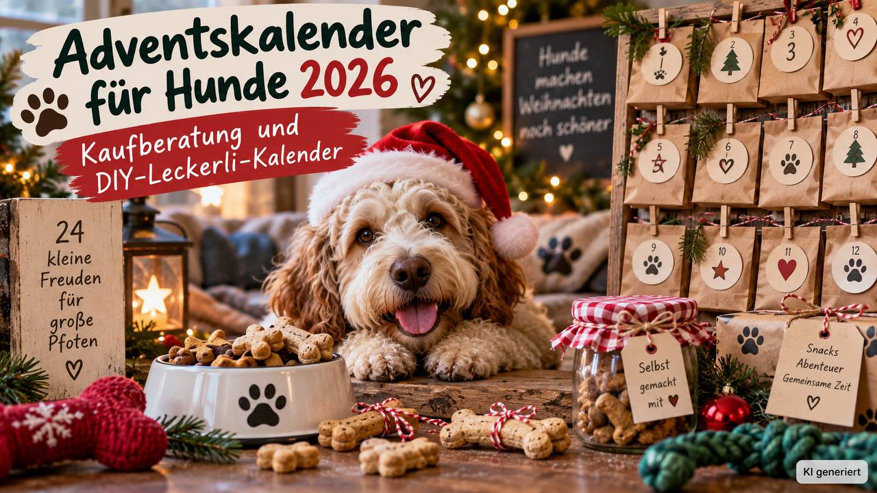 Adventskalender für Hunde – Adventskalender für Hunde 2026: Kaufberatung und DIY-Leckerli-Kalender