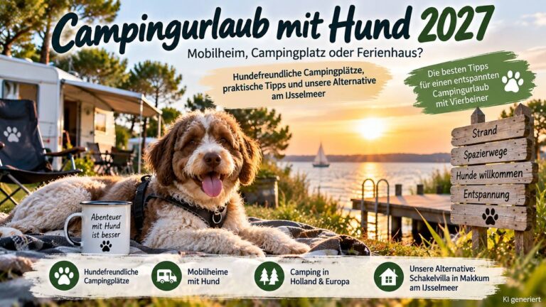 Campingurlaub mit Hund 2027: Mobilheim, Campingplatz oder Ferienhaus?