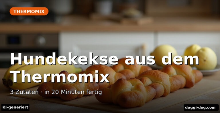Hundekekse aus dem Thermomix: 3 Zutaten, in 20 Minuten fertig