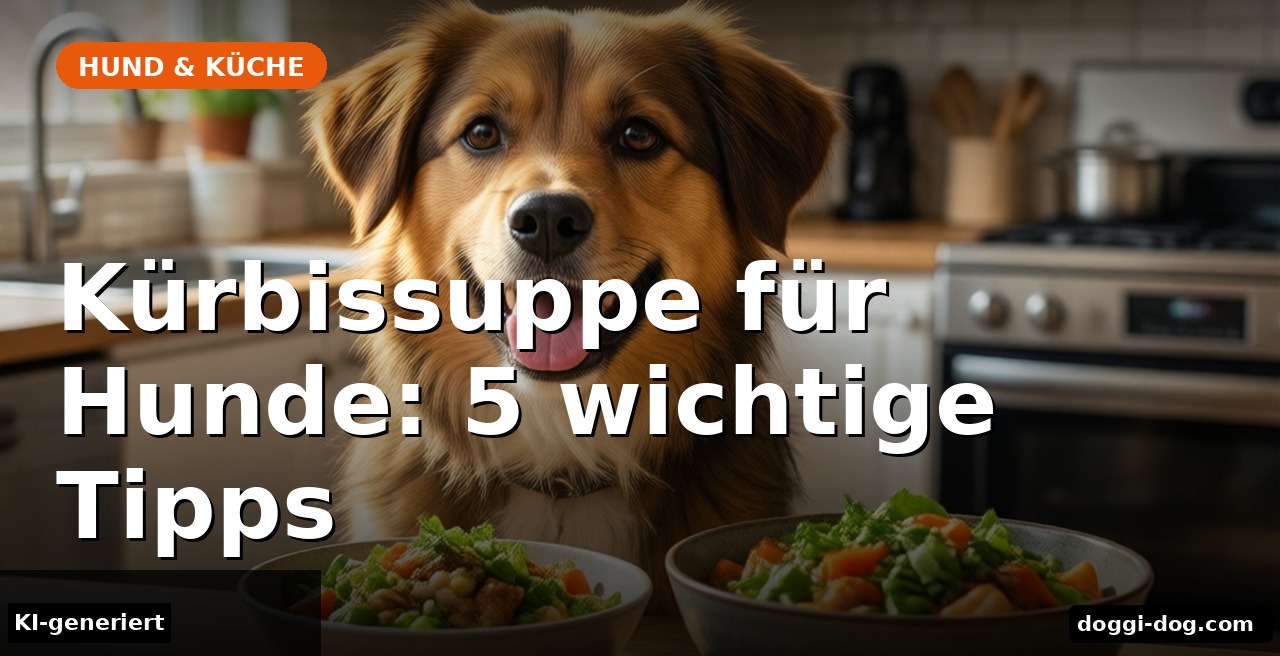 Kürbissuppe für Hunde: 5 wichtige Tipps – Illustration zum Beitrag