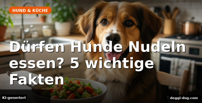 Dürfen Hunde Nudeln essen? 5 wichtige Fakten