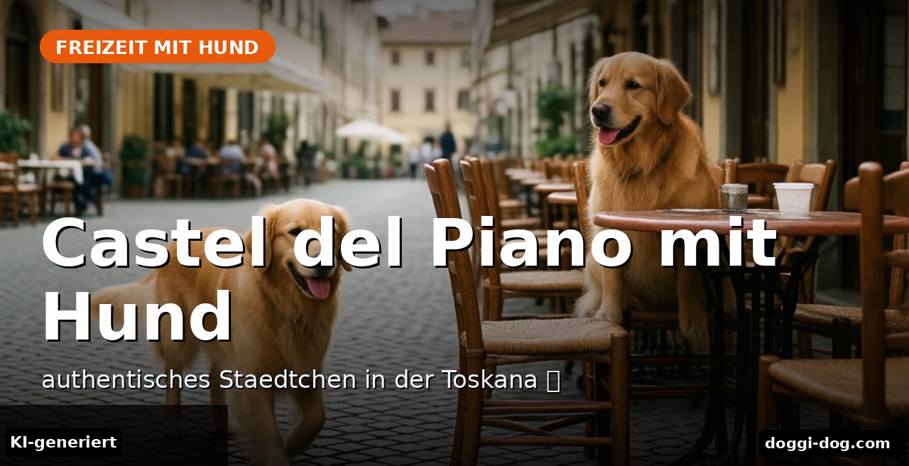 Castel del Piano mit Hund – authentisches Staedtchen in der Toskana 🐶 – Beitragsbild (KI-generierte Darstellung)