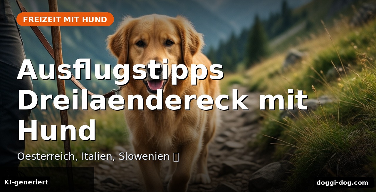 Ausflugstipps Dreilaendereck mit Hund – Oesterreich, Italien, Slowenien 🐶 – Beitragsbild (KI-generierte Darstellung)