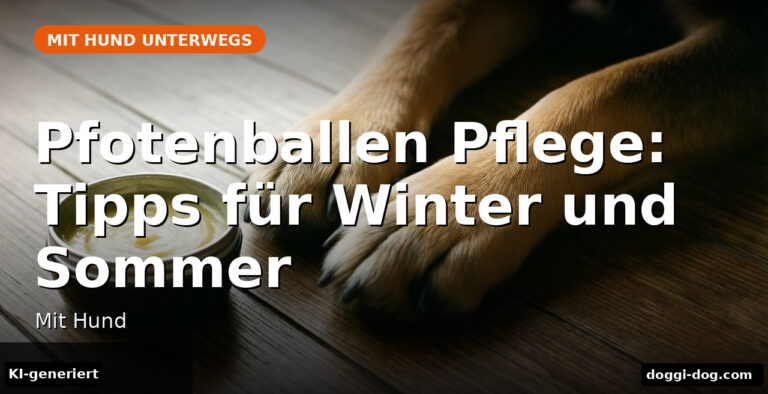 Pfotenballen Pflege: Tipps für Winter und Sommer