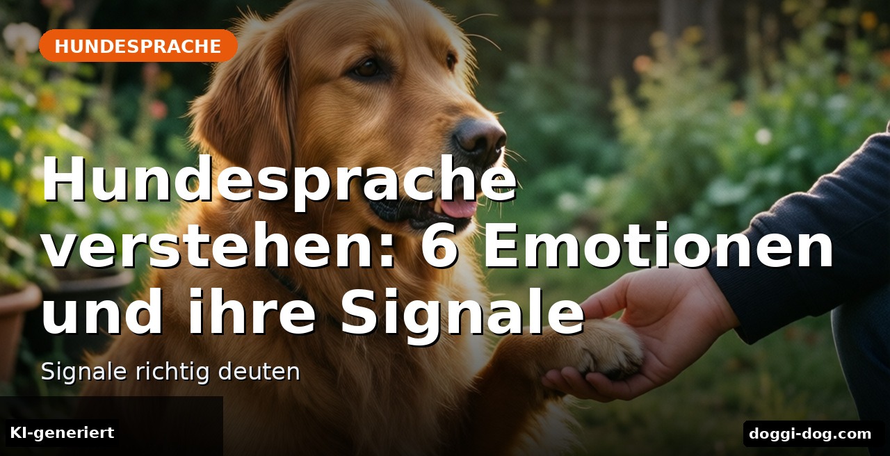 Hundesprache - Hundesprache verstehen: 6 Emotionen und ihre Signale