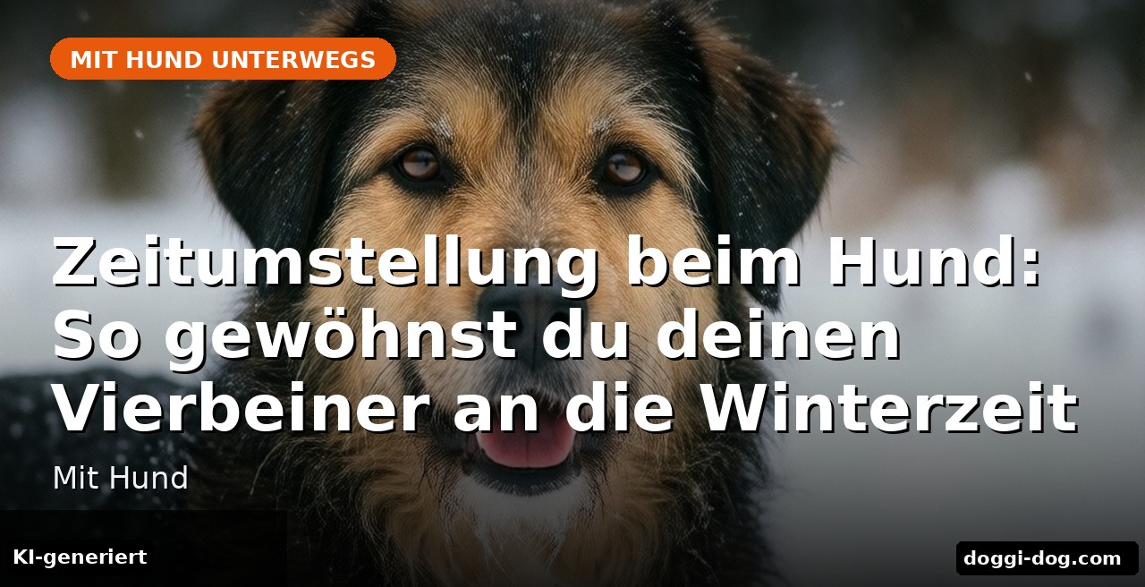 Zeitumstellung beim Hund – Illustration zum Beitrag
