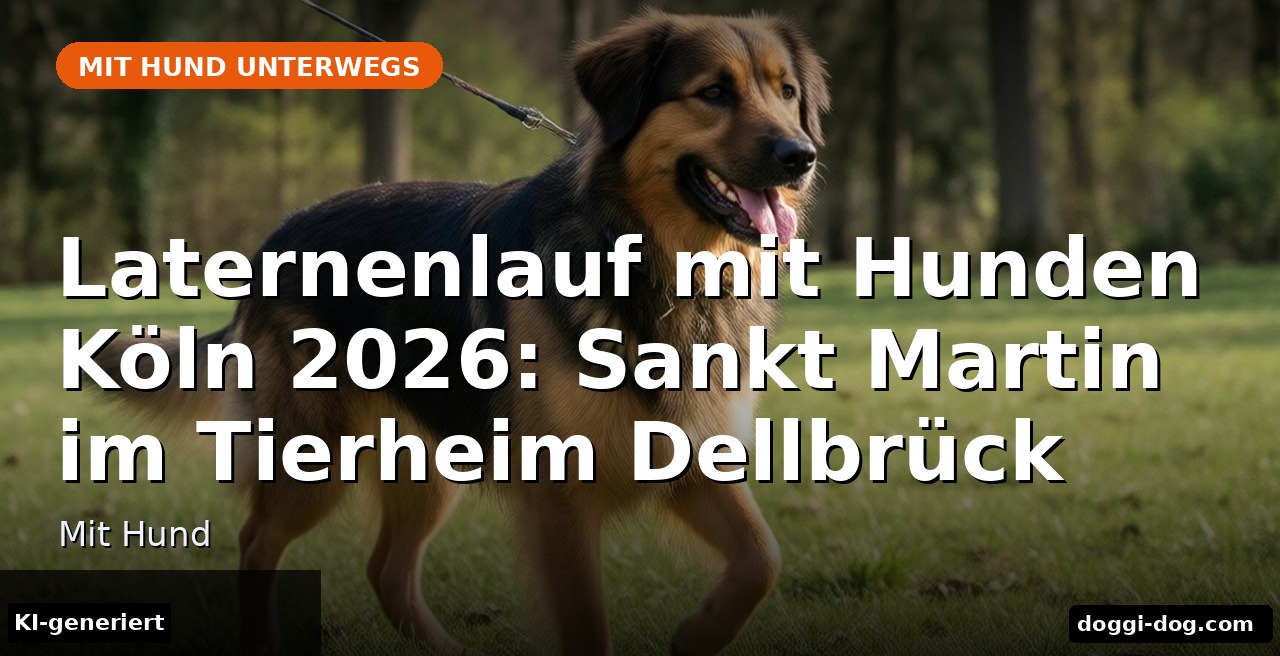 Laternenlauf mit Hunden Köln 2026: Sankt Martin im Tierheim Dellbrück