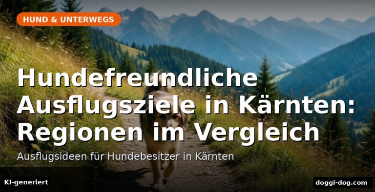 Hundefreundliche Ausflugsziele in Kärnten: Regionen im Vergleich